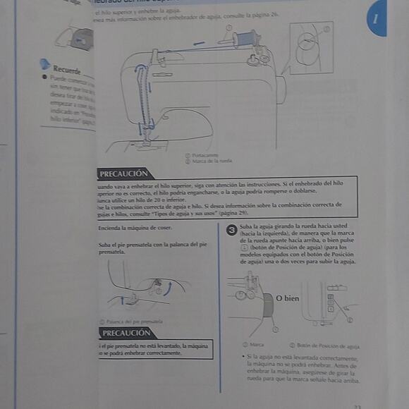 Brother Sewing Machine Spanish Manual 885 V60 V61 V62 V63 V64 V65 Electronics - Picture 4 of 5